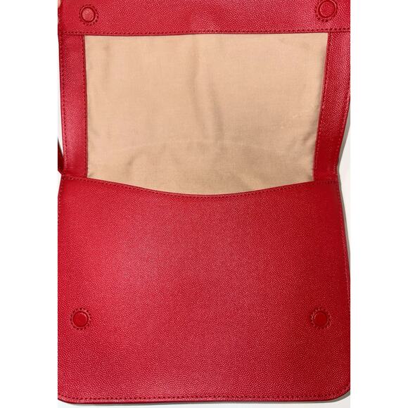 NWOT ELIZABETH AND JAMES Red Leather Crossbody/Shoulder/Top-Handle Bag - $495 - Picture 12 of 14